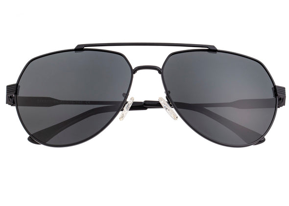 Sixty One Costa Polarized Sunglasses - Black/Black