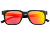 Sixty One Carpi Polarized Sunglasses - Black/Red-Yellow