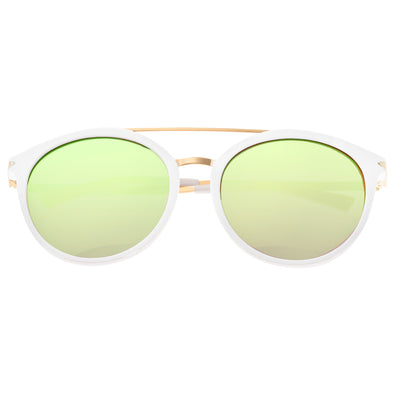 Sixty One Moreno Polarized Sunglasses - White/Mint SIXS145PGX