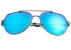 Sixty One Costa Polarized Sunglasses - Gunmetal/Blue