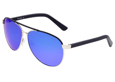 Sixty One Wreck Polarized Sunglasses - Silver/Blue