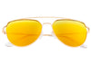 Sixty One Nudge Polarized Sunglasses - Gold/Yellow