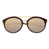 Sixty One Moreno Polarized Sunglasses - Burgandy/Gold SIXS145GD